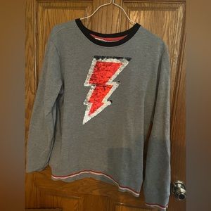 Flip sequin Flash sweatshirt Boys size 14/16